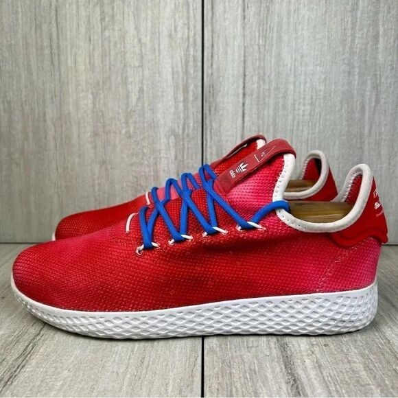 Adidas Pharrell Williams Tennis HU Holis Festival Scarlet Cloud Knit Mens Size 7 - Picture 3 of 10